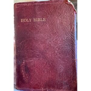 Vintage 1973 Cambridge Holy Bible KJV Red Letter Cameo 16mo India Paper